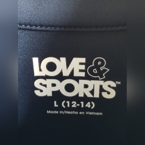 Love & Sports Women's Zip Front Performance Activewear Jacket | Size Large - Picture 5 of 9